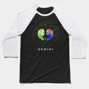 Zodiac sign Gemini T-shirt Baseball T-Shirt